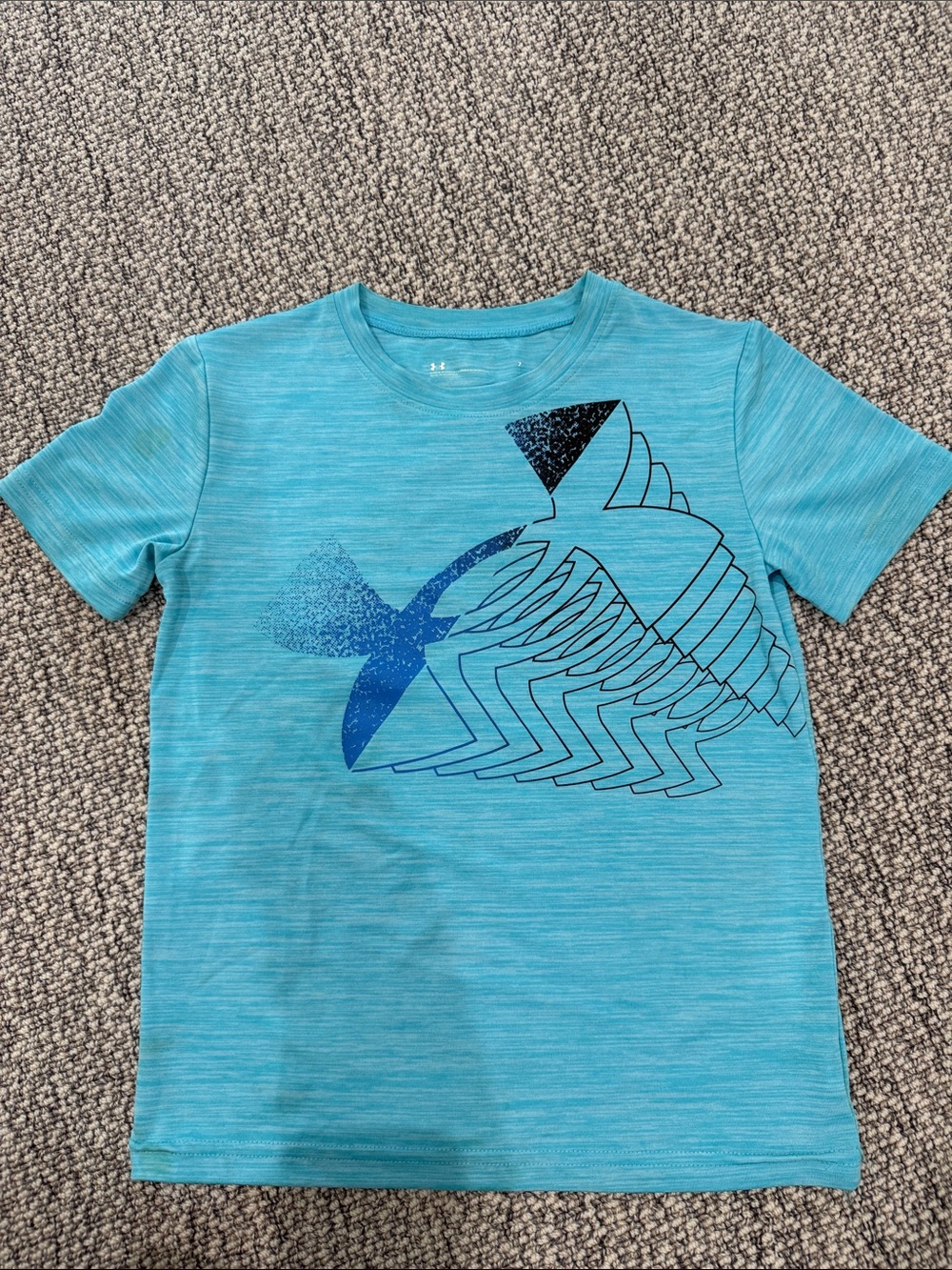 Under Armour Teal Blue Graphic Short Sleeve Tee